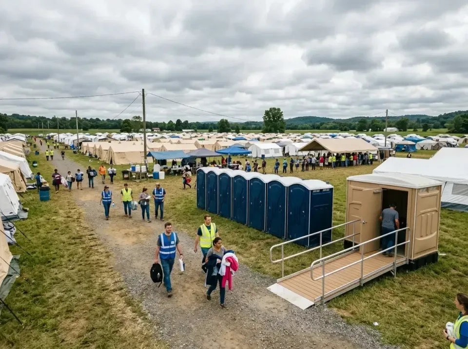 disaster-relief-camp-restrooms-010 — frequently asked questions, Dumpster & Portable Bathrooms Rental in Zion, IL